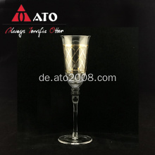 Ato Gold -Aufkleber -Champagnerglas